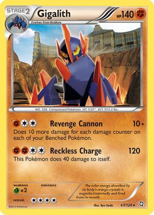 [PKM-R] Gigalith (67/124) [Black & White: Dragons Exalted]