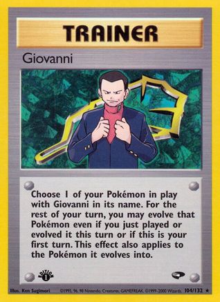 [TR] Giovanni (104/132) [Gym Challenge 1st Edition]