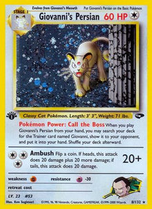 [PKM] Giovanni's Persian (8/132) [Gym Challenge Unlimited]