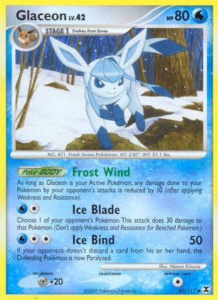 [PKM] Glaceon (41/111) [Platinum: Rising Rivals]