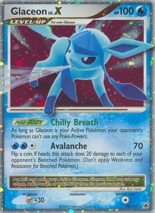 [PKM] Glaceon LV.X (98/100) [Diamond & Pearl: Majestic Dawn]