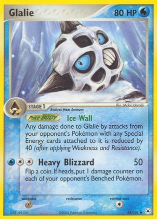 [PKM] Glalie (34/101) [EX: Hidden Legends]