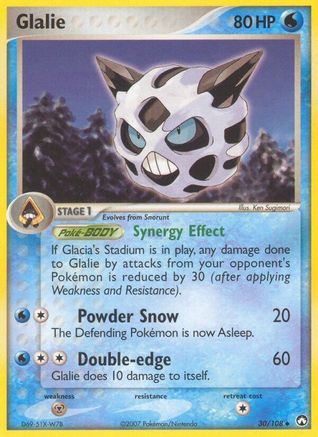 [PKM-C] Glalie (30/108) (Stamped) [EX: Power Keepers]