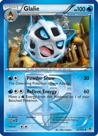 [PKM] Glalie (22/101) [Black & White: Plasma Blast]