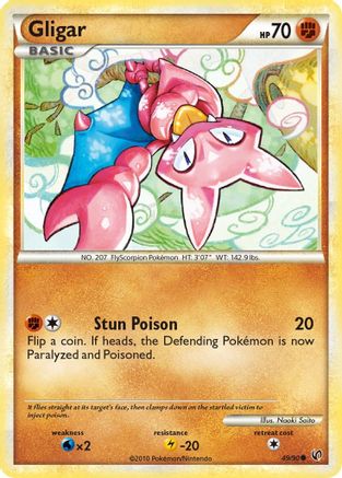 [PKM] Gligar (49/90) [HeartGold & SoulSilver: Undaunted]
