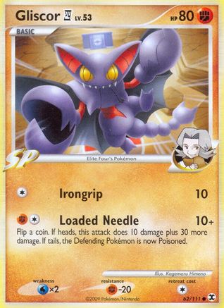 [PKM] Gliscor (62/111) [Platinum: Rising Rivals]