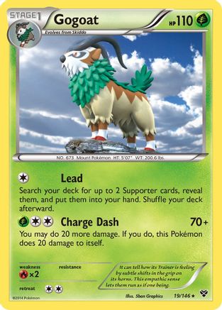 [PKM-R] Gogoat (19/146) [XY: Base Set]