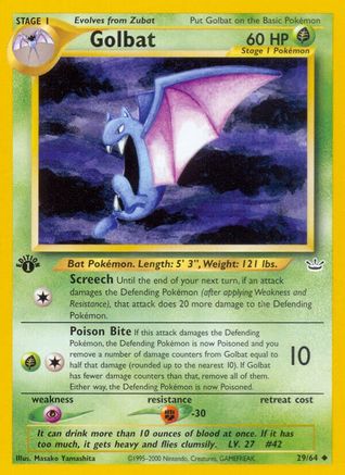[PKM-C] Golbat (29/64) [Neo Revelation 1st Edition]