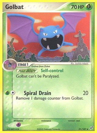 [PKM-C] Golbat (31/107) (Stamped) [EX: Deoxys]