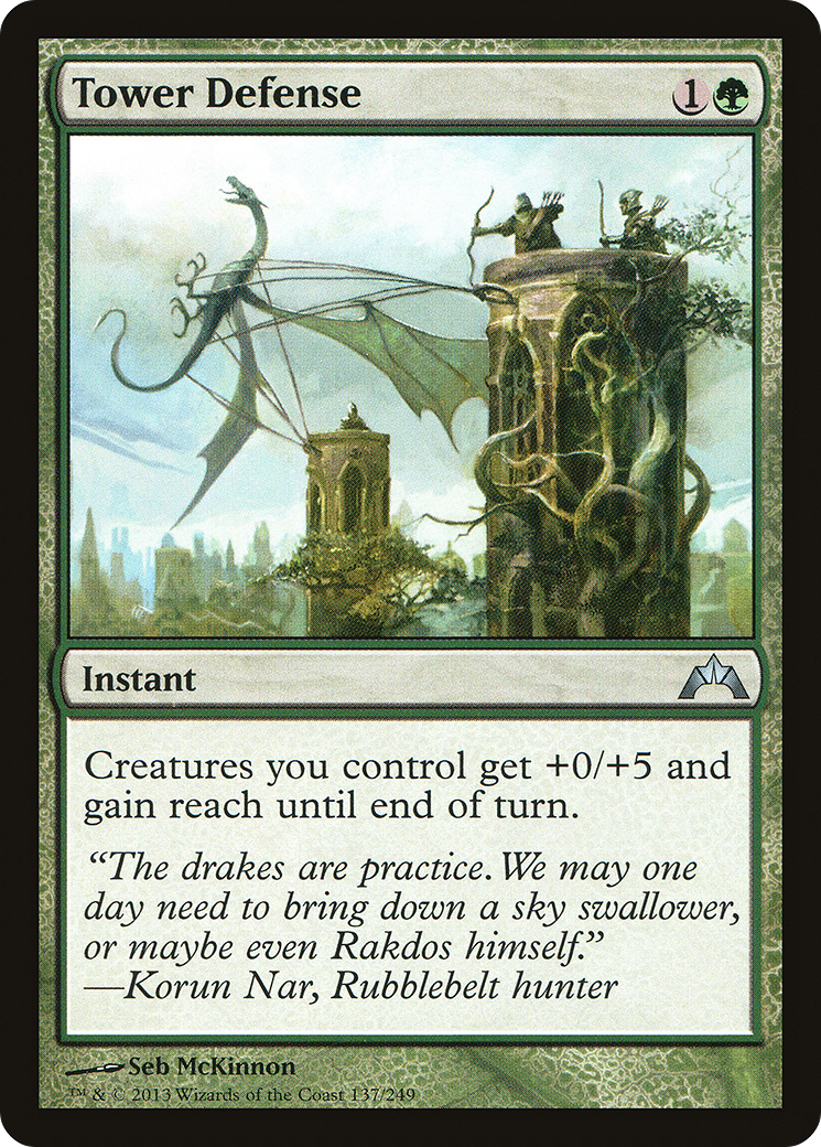 {C} Tower Defense [Gatecrash][GTC 137]