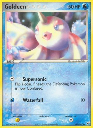 [PKM] Goldeen (61/107) (Stamped) [EX: Deoxys]