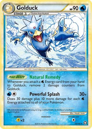 [PKM-R] Golduck (22/102) [HeartGold & SoulSilver: Triumphant]