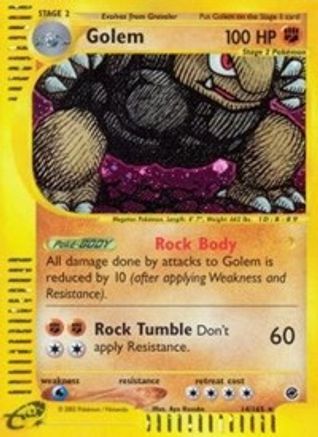 [PKM-R] Golem (14/165) [Expedition: Base Set]