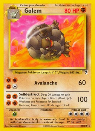 [PKM-R] Golem (24/110) [Legendary Collection]