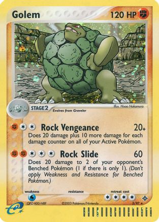 [PKM-R] Golem (5/97) [EX: Dragon]