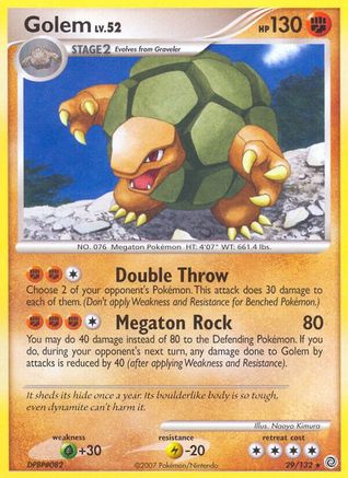 [PKM-R] Golem (29/132) [Diamond & Pearl: Secret Wonders]
