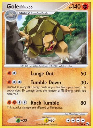 [PKM] Golem (19/99) [Platinum: Arceus]