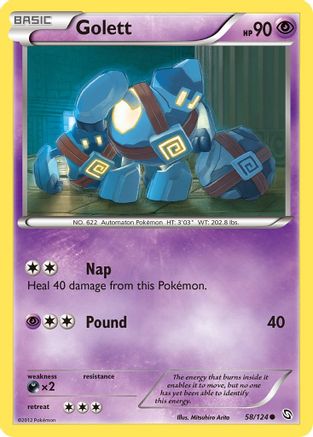 [PKM] Golett (58/124) [Black & White: Dragons Exalted]