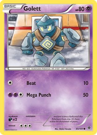 [PKM-C] Golett (45/101) [Black & White: Plasma Blast]