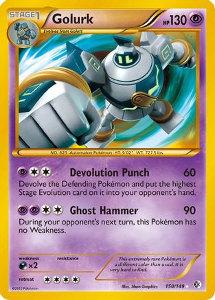 [PKM] Golurk (150/149) [Black & White: Boundaries Crossed]