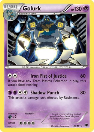 [PKM-R] Golurk (46/101) [Black & White: Plasma Blast]