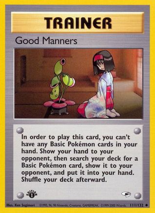 [PKM] Good Manners (111/132) [Gym Heroes 1st Edition]