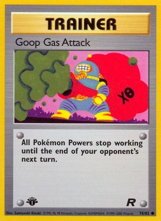 [PKM] Goop Gas Attack (78/82) [Team Rocket 1st Edition]