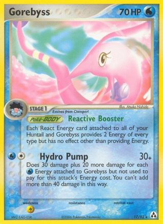 [PKM-R] Gorebyss (17/92) (Stamped) [EX: Legend Maker]