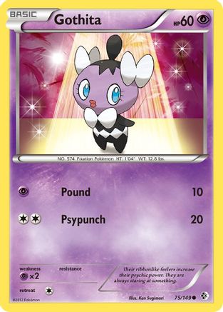 [PKM-C] Gothita (75/149) [Black & White: Boundaries Crossed]