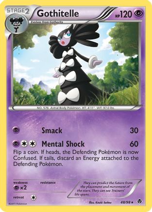 [PKM] Gothitelle (48/98) [Black & White: Emerging Powers]