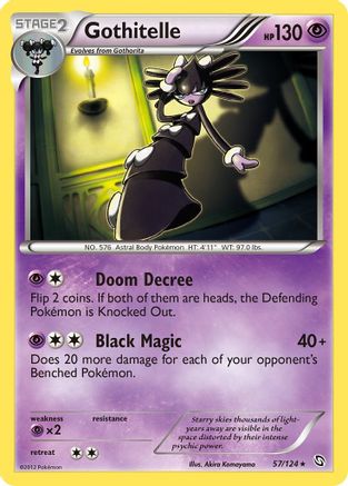 [PKM] Gothitelle (57/124) [Black & White: Dragons Exalted]