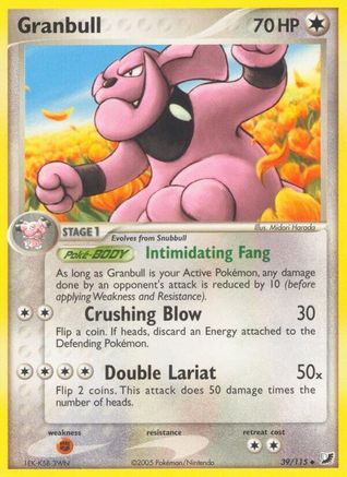 [PKM-C] Granbull (39/115) (Stamped) [EX: Unseen Forces]