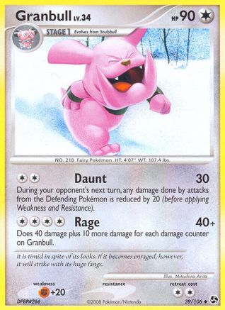 [PKM] Granbull (39/106) [Diamond & Pearl: Great Encounters]