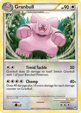 [PKM-R] Granbull (26/95) [HeartGold & SoulSilver: Call of Legends]
