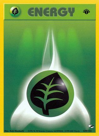 [PKM BE] Grass Energy (129/132) [Gym Heroes 1st Edition]