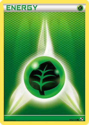 [BE] Grass Energy (105/114) [Black & White: Base Set]