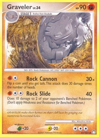 [PKM] Graveler (51/123) [Diamond & Pearl: Mysterious Treasures]