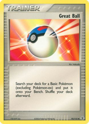 [PKM] Great Ball (92/112) [EX: FireRed & LeafGreen]