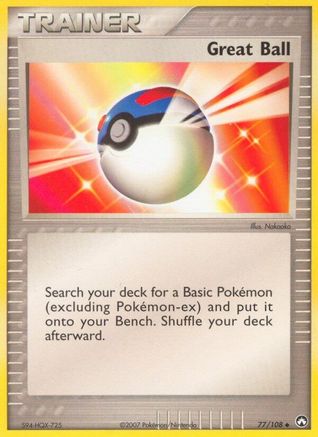 [TR] Great Ball (77/108) (Stamped) [EX: Power Keepers]