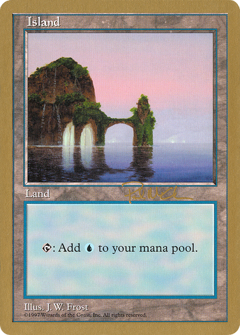 {B}[GB WC97 PM434] Island (pm434) (Paul McCabe) [World Championship Decks 1997]