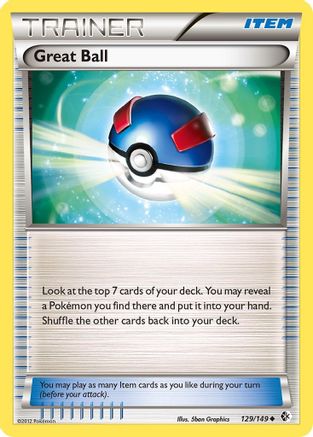 [PKM] Great Ball (129/149) [Black & White: Boundaries Crossed]