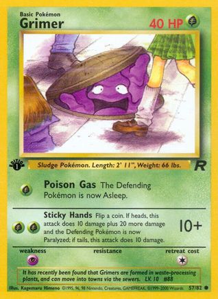 [PKM] Grimer (57/82) [Team Rocket 1st Edition]
