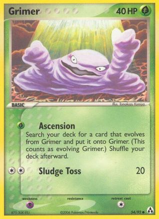 [PKM] Grimer (54/92) (Stamped) [EX: Legend Maker]