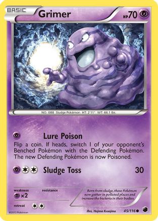 [PKM] Grimer (45/116) [Black & White: Plasma Freeze]