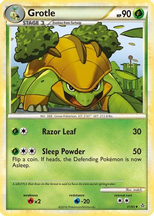 [PKM] Grotle (31/95) [HeartGold & SoulSilver: Unleashed]
