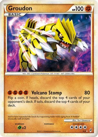 [PKM-R] Groudon (SL4) [HeartGold & SoulSilver: Call of Legends]