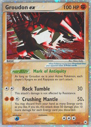[PKM] Groudon ex (93/101) [EX: Hidden Legends]
