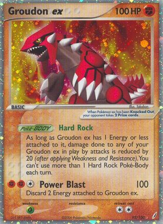 [PKM] Groudon ex (93/100) [EX: Crystal Guardians]