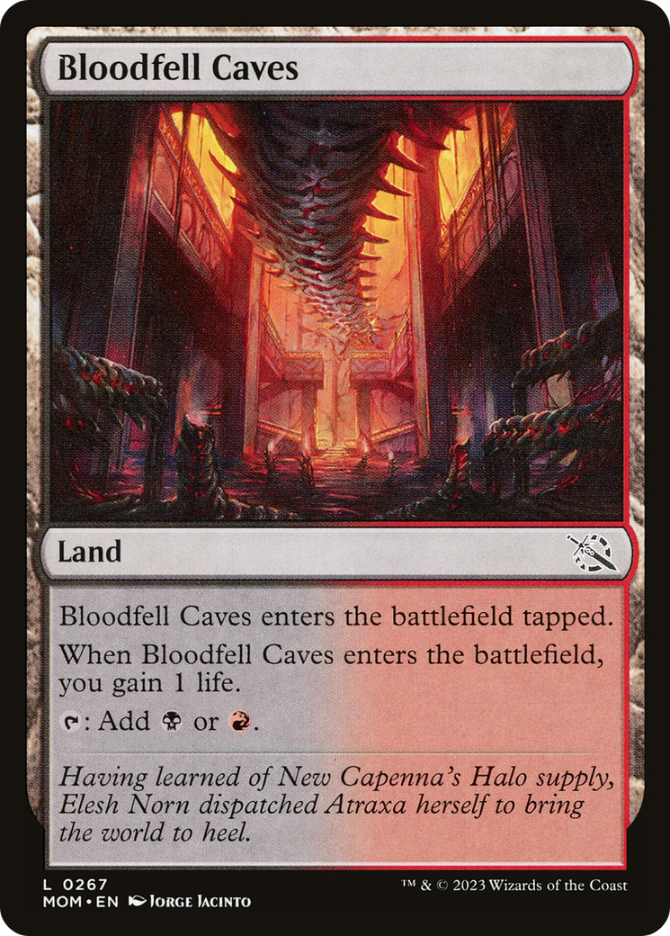 {C} Bloodfell Caves [March of the Machine][MOM 267]