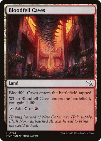 {C} Bloodfell Caves [March of the Machine][MOM 267]